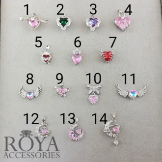 پلاک سواروسکی کالکشن قلب